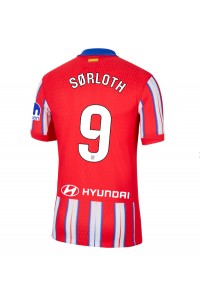 Atletico Madrid Alexander Sorloth #9 Voetbaltruitje Thuis tenue 2024-25 Korte Mouw